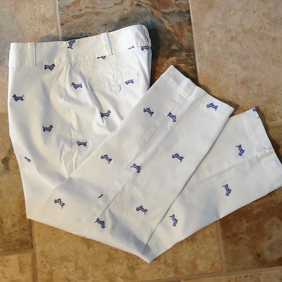talbots dachshund pants